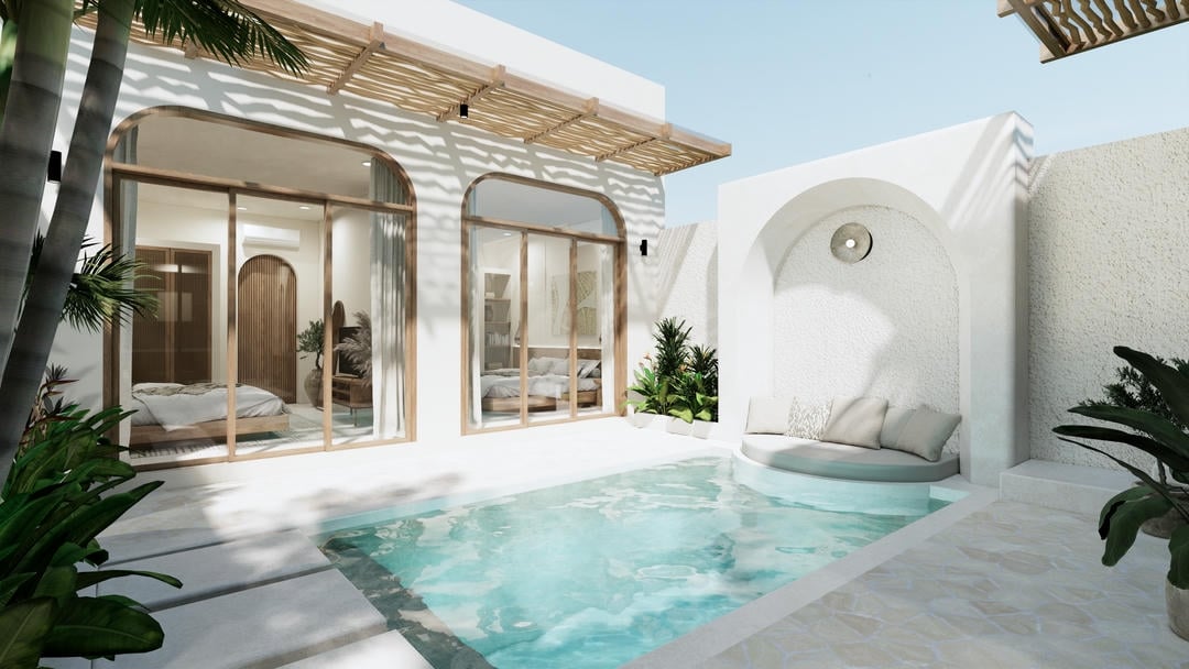 OFFPLAN 2 BEDROOM VILLA FOR SALE LEASEHOLD/FREEHOLD IN ULUWATU BE-2073 